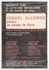Isabel Allende parlera au peuple de Paris – Isabel Allende hablará con el pueblo de París.