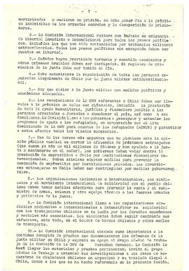 Documento final de la V sesión de la Comisión Internacional Investigadora de los Crímenes de la Junta Militar en Chile. (7)
