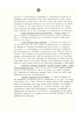 Memorándum acerca de las violaciones a los derechos humanos en Chile en diferentes campos de acción hasta el último año (16)