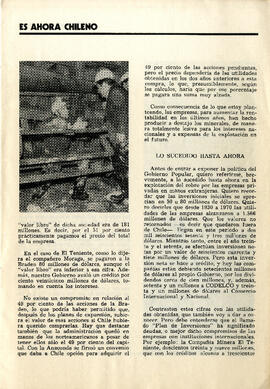 El cobre de Chile es ahora chileno: discurso del presidente Allende en el día de la dignidad nacional (11)