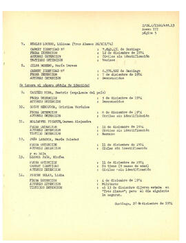 Información presentada por la Unión Mundial Democrata Cristiana en carta fechada el 20 de diciembre de 1974 y el 11 de febrero de 1975 (14)