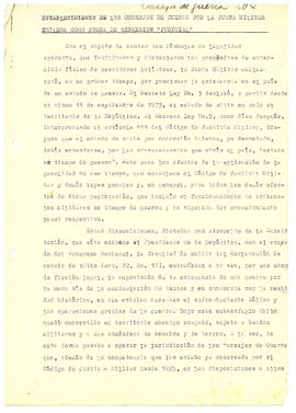 El carácter antijurídico de los procesos contra partidarios y simpatizantes del gobierno de la Unidad Popular (1)