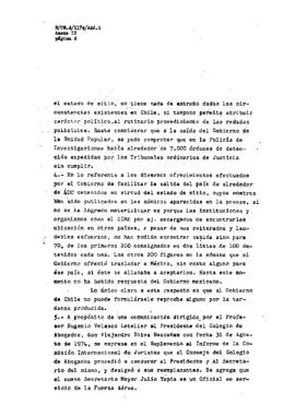 Estudio de los informes de violaciones de derechos humanos en Chile, con particular referencia a la tortura y otros tratos o castigos crueles, inhumanos o degradantes (22)