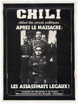 Chili début des procès politiques. Apres le massacre - Chile juicio político temprano. Después de la masacre