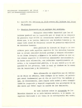Estudio de los informes de violaciones de derechos humanos en chile, con particular referencia a la tortura y otros tratos o castigos crueles, inhumanos o degradantes. Nota de la Secretaría (13)