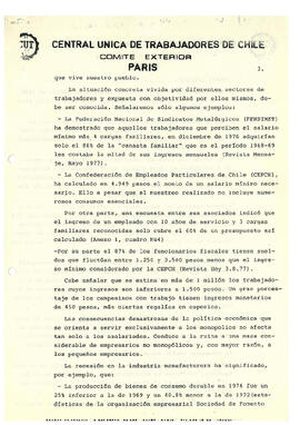 Documento del Comité Exterior a la quinta sesión de la Comisión Investigadora de los Crímenes de la Junta Fascista de Chile (3)