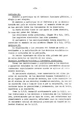 Estudio de los informes de violaciones de derechos humanos en Chile, con particular referencia a la tortura y otros tratos o castigos crueles, inhumanos o degradantes (21)