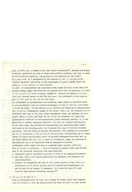 Protection of human rights and the impact of emergency situation under international law: the chilean case (9)