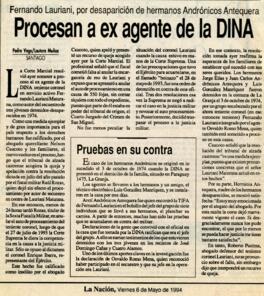 Procesan a ex agente de la DINA