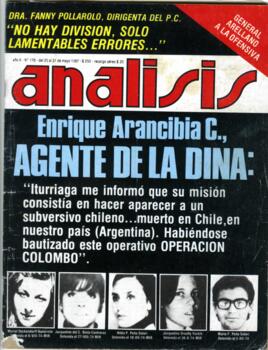 Enrique Arancibia Clavel: Agente de la Dina